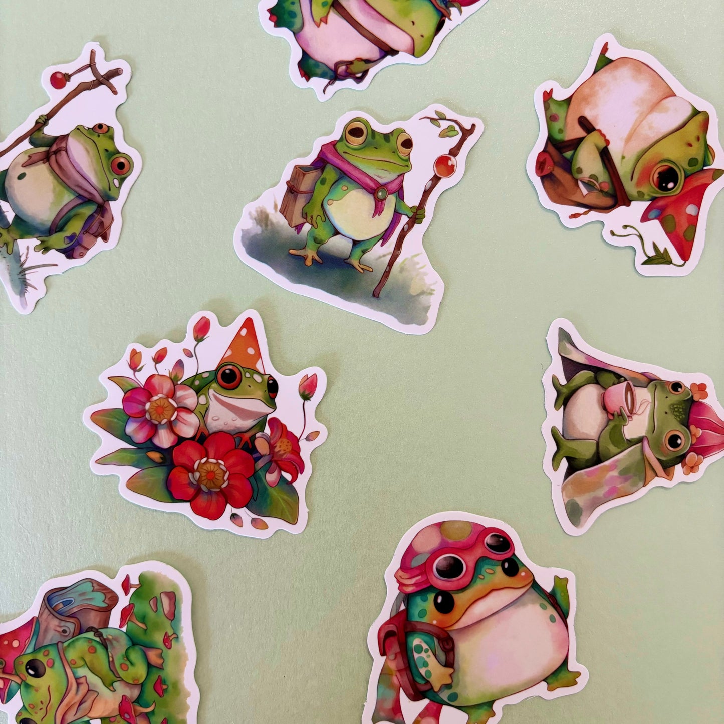 Frog friends| Sticker Bundle (15pcs)