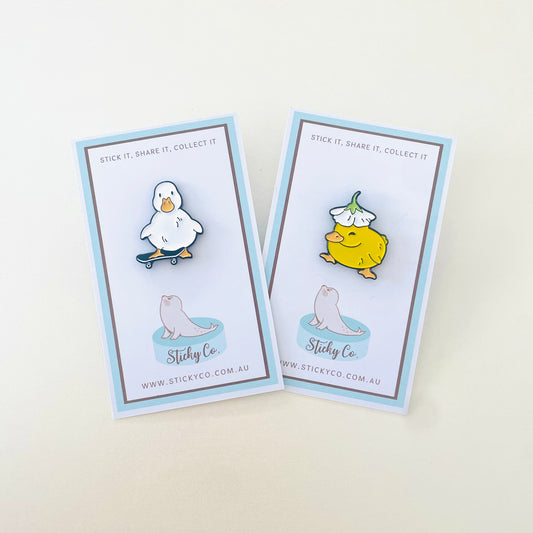 Ducks | Enamel clothing pin