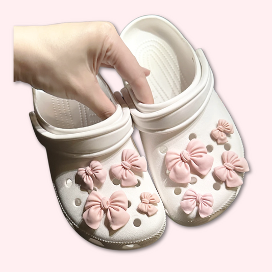 Bow Shoe Charms