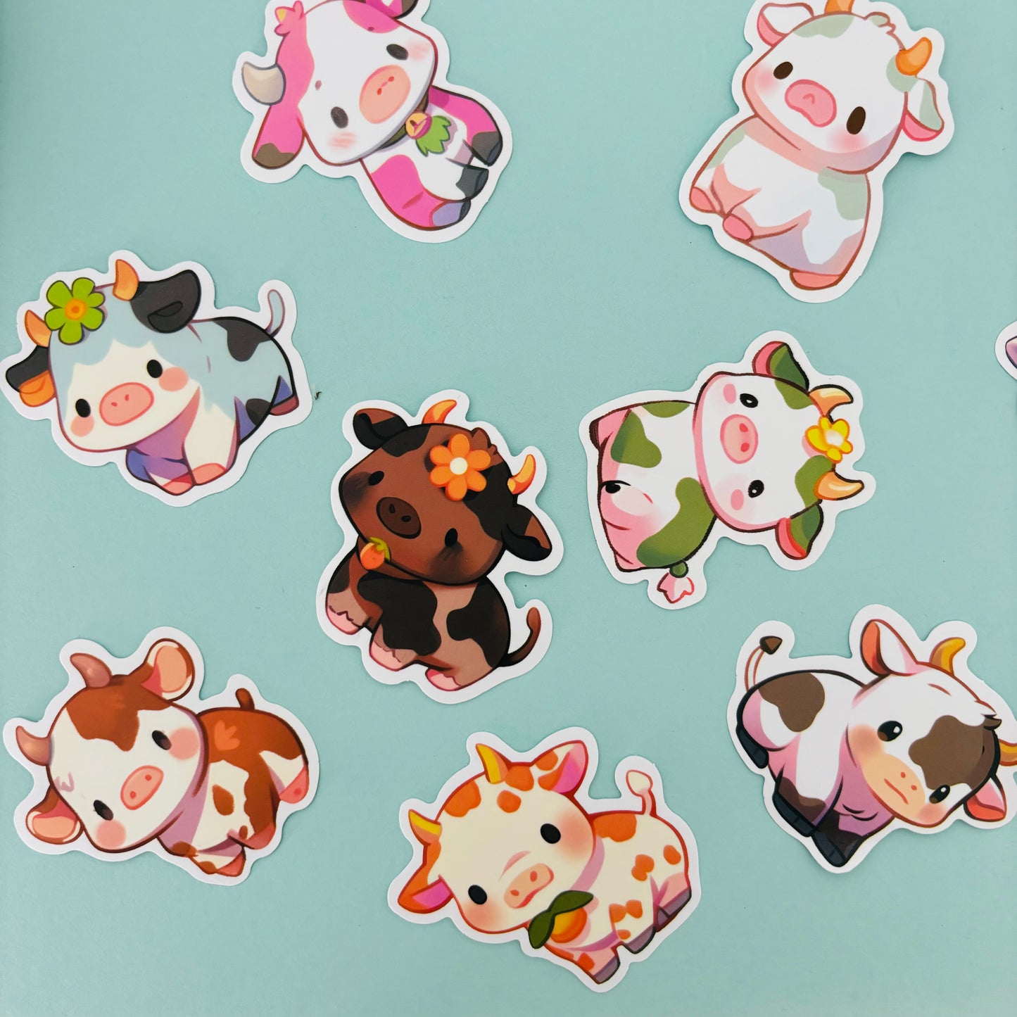 Cow Stickers | Bundle of 15pcs