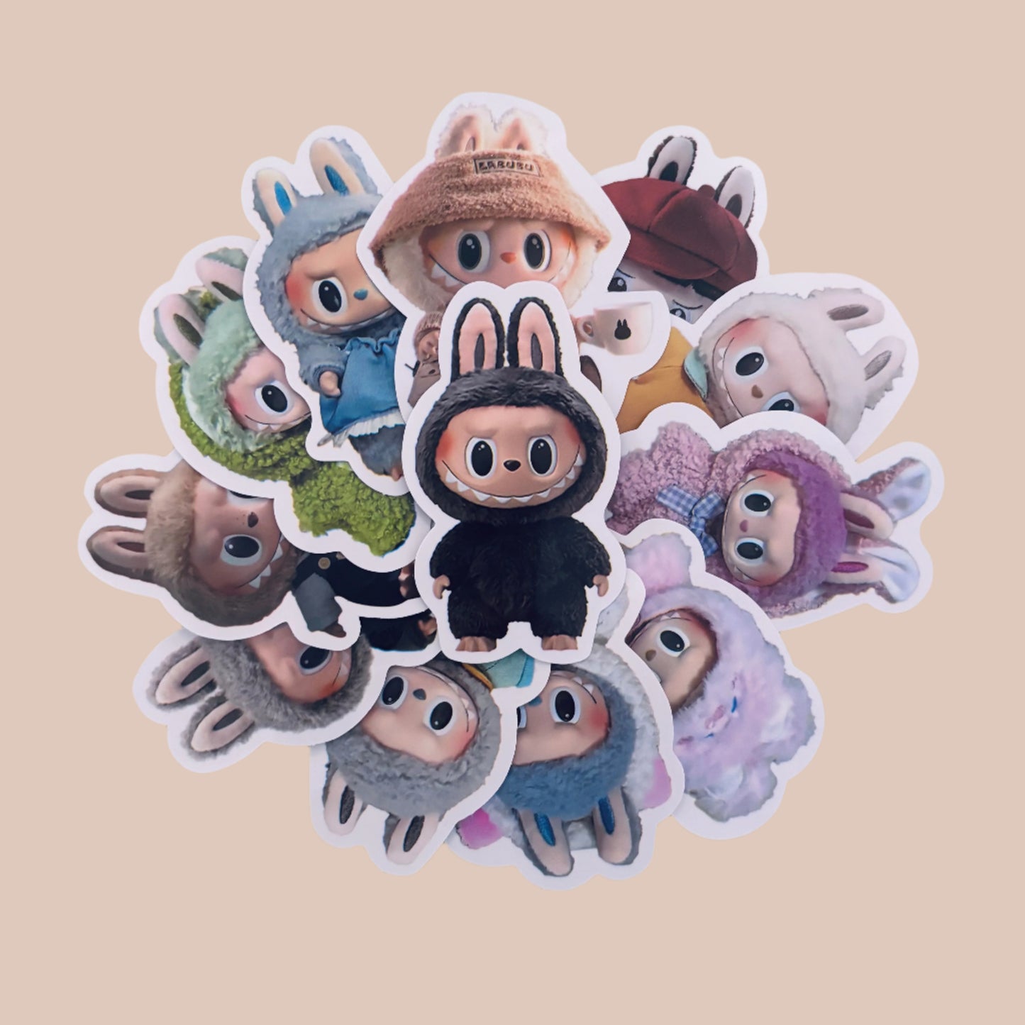 labubu inspired stickers