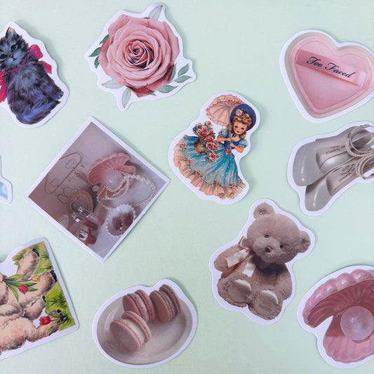 Coquette Themed Stickers | Bundle of 15