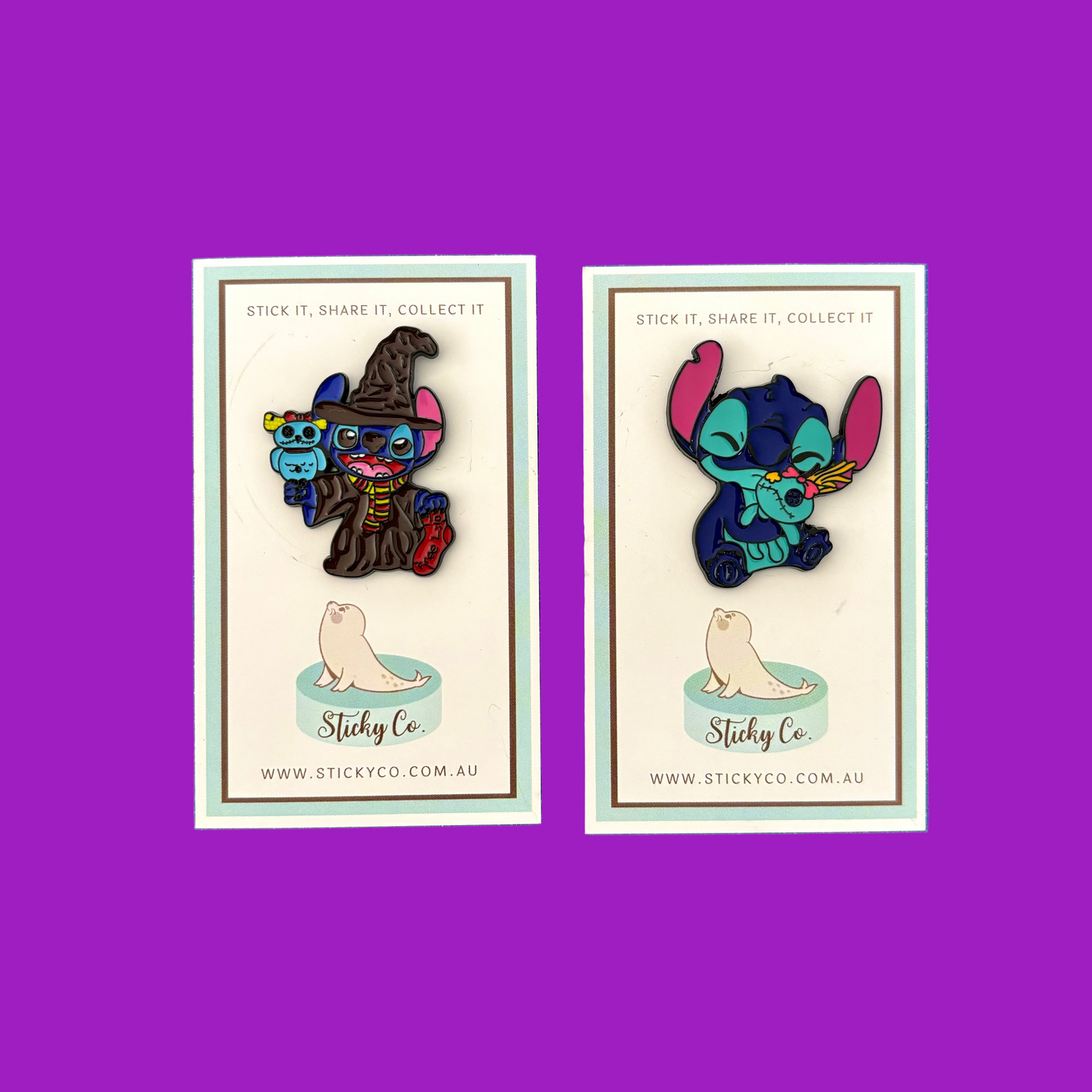 Stitch | Enamel Clothing Pins