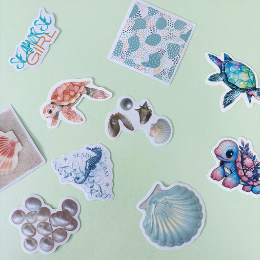 Ocean Life Stickers | Bundle of 15pcs (random)