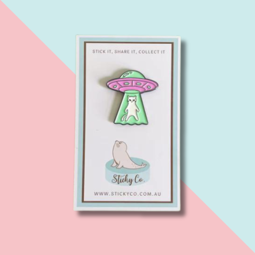 UFO Cat | Enamel Clothing Pin