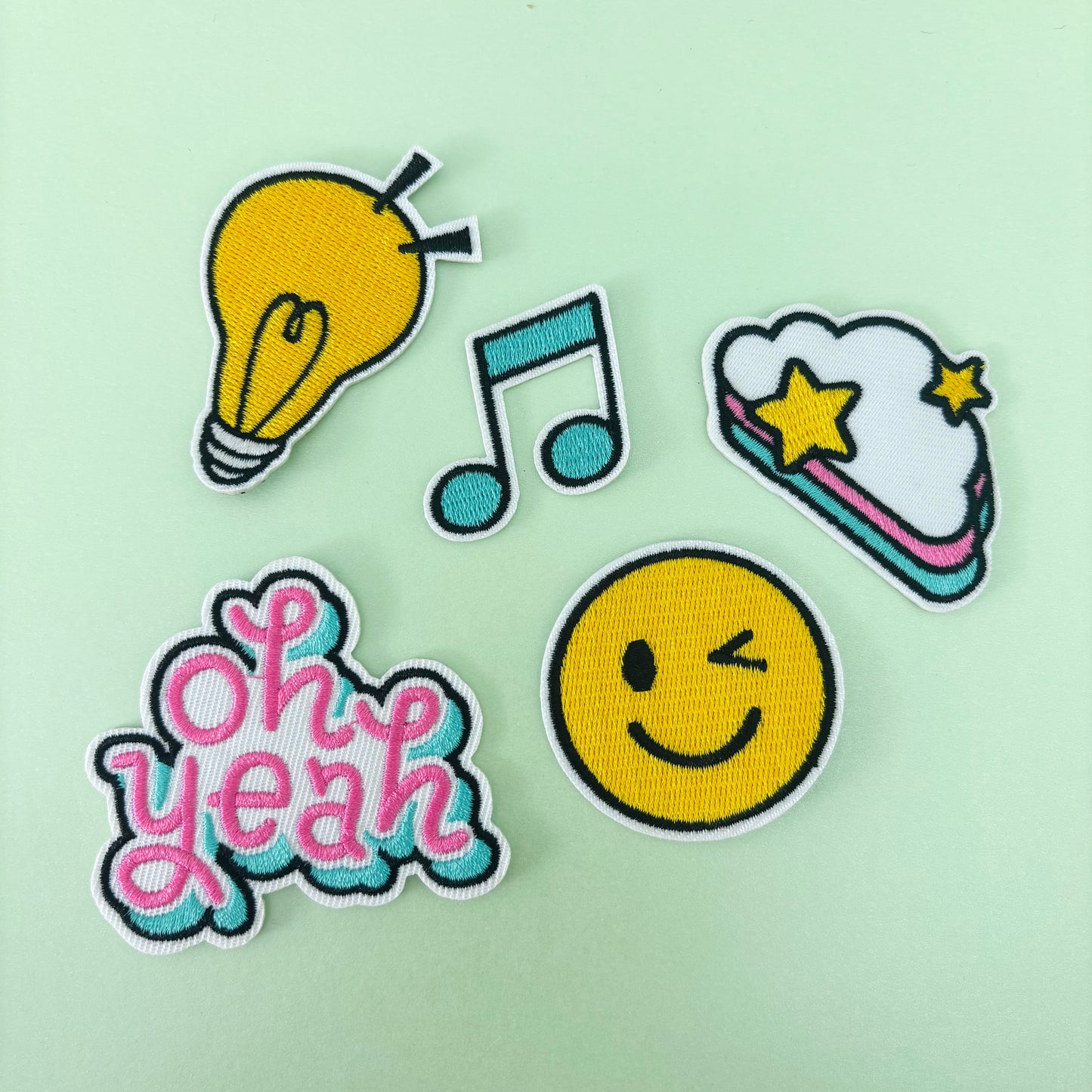 Emoji shape patches