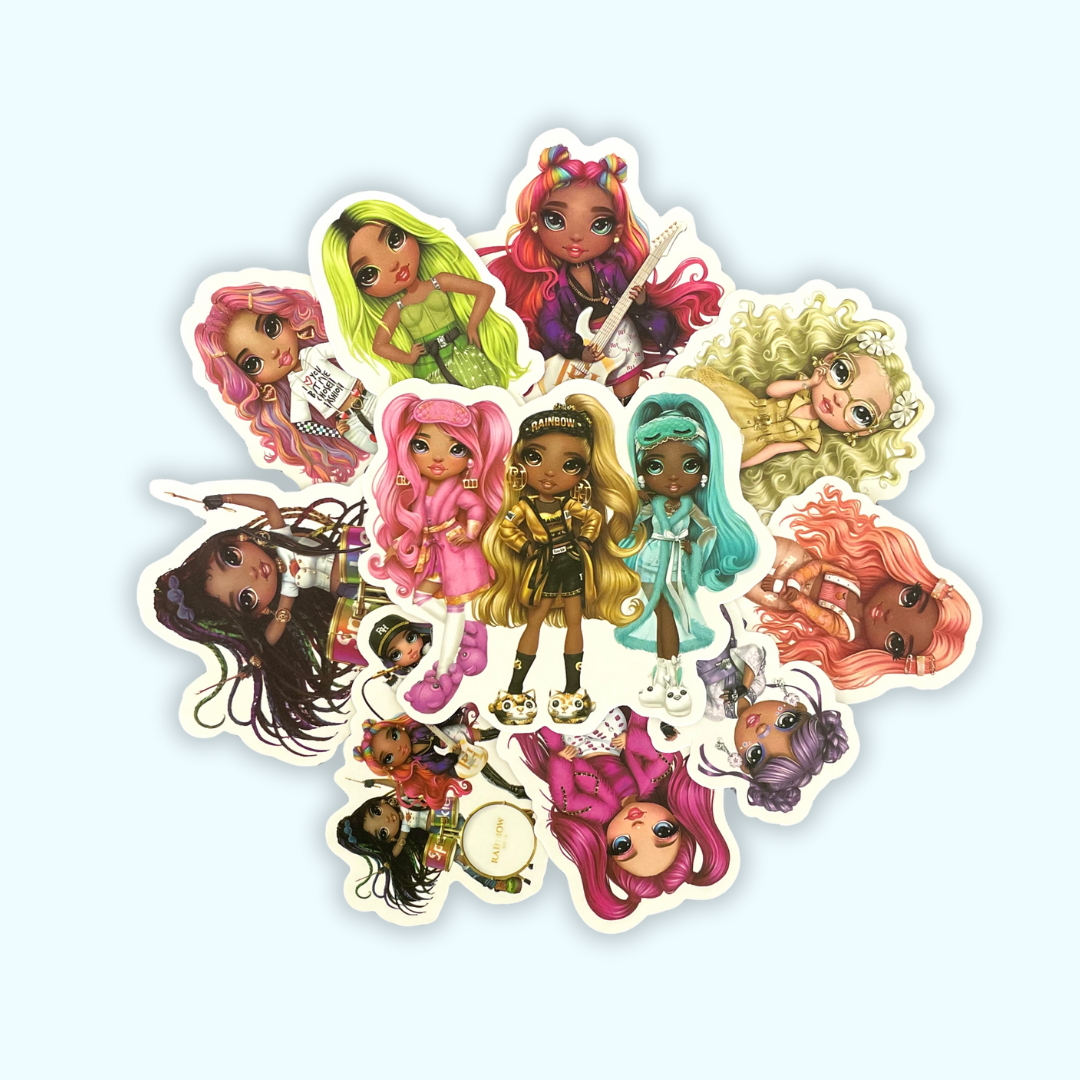 Rainbow High Doll stickers – Sticky Co