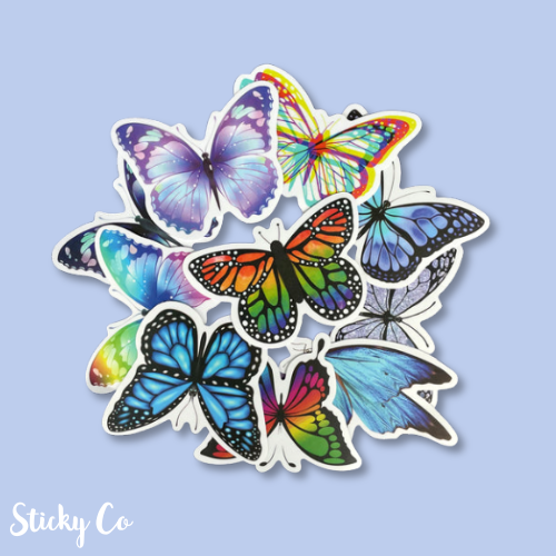 Butterfly Stickers | Bundle of 15 pcs random