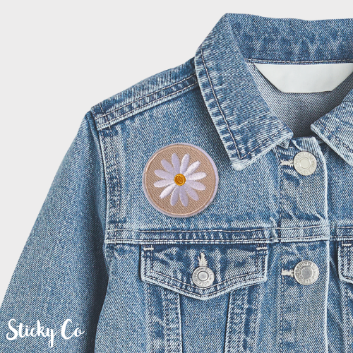 Daisy clothing patch | Iron-on