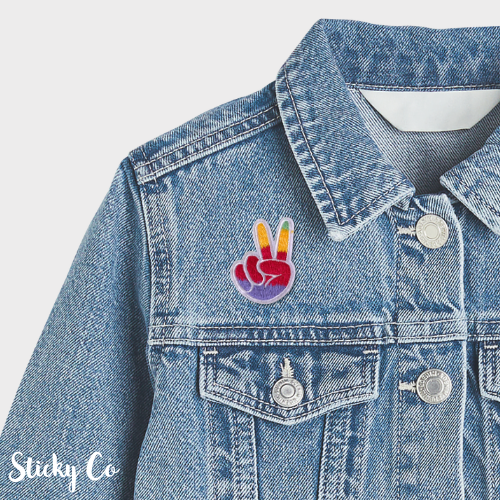 Peace clothing patch | Iron-on