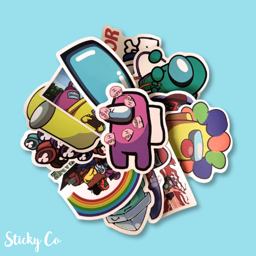 Among Us Character Stickers | Pack of 15