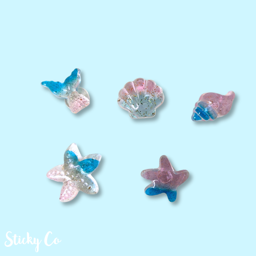 Glitter Ocean | Shoe Charms