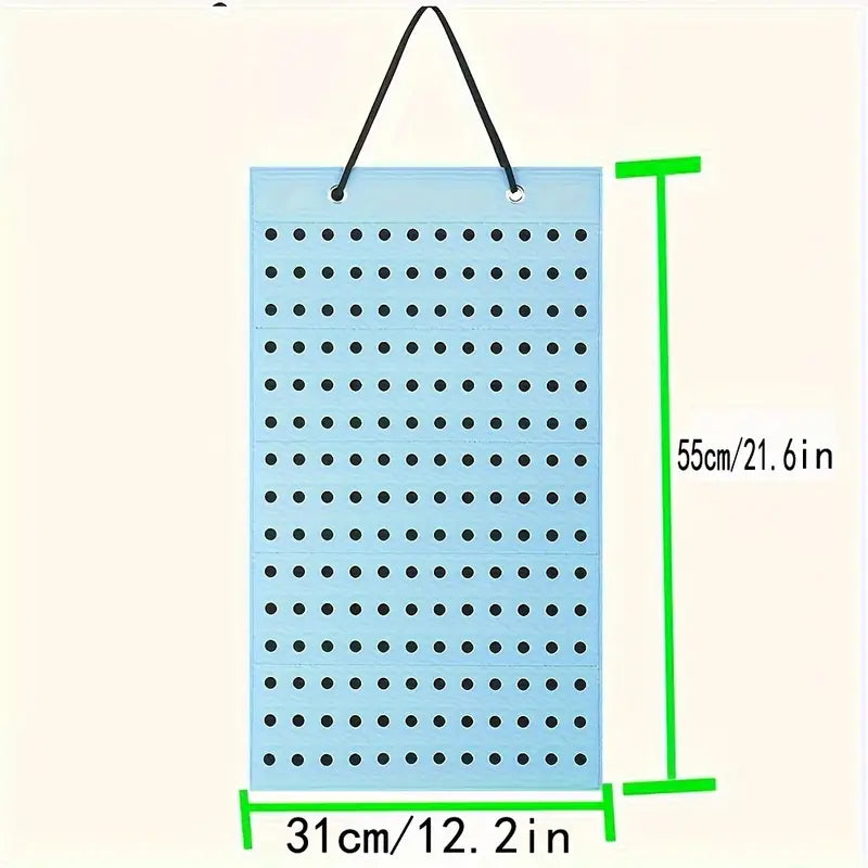 Hanging storage Display For shoe charms & Pins | Aqua Green