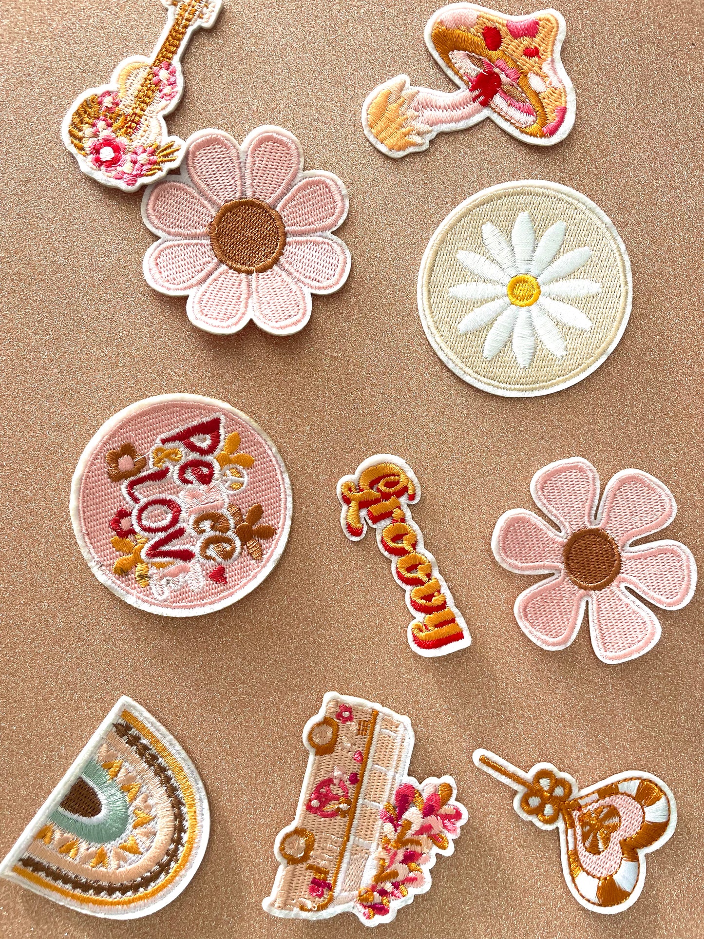 Groovy Clothing Patches | Iron On