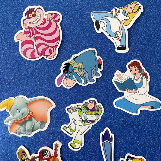 Disney character stickers
