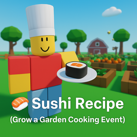 🍣 Sushi Recipe (Grow a Garden Cooking Event)