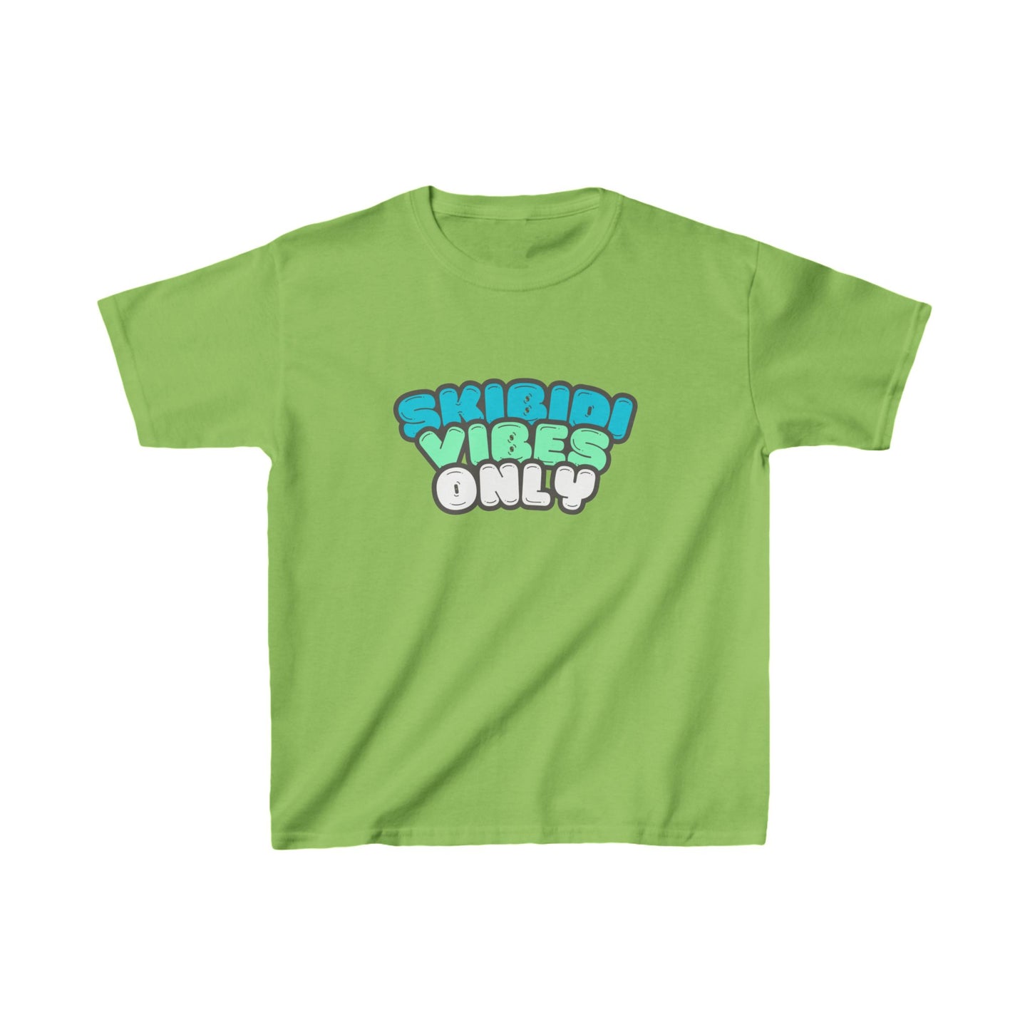 Skibidi Vibes Only | Kids Heavy Cotton™ Tee