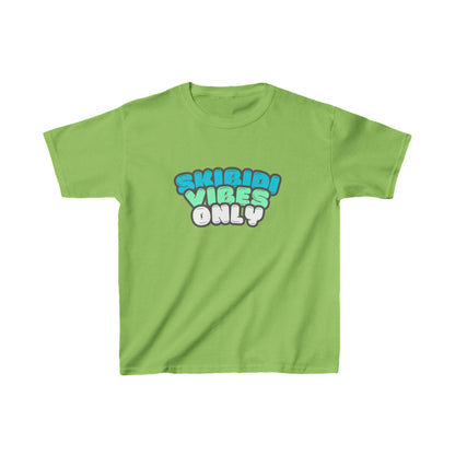 Skibidi Vibes Only | Kids Heavy Cotton™ Tee