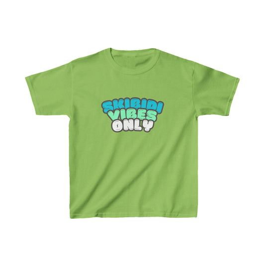 Skibidi Vibes Only | Kids Heavy Cotton™ Tee