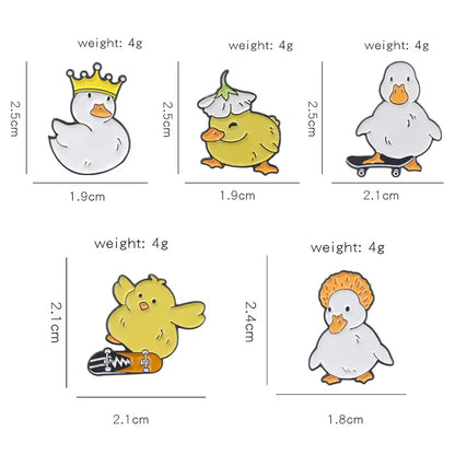 Ducks | Enamel clothing pin