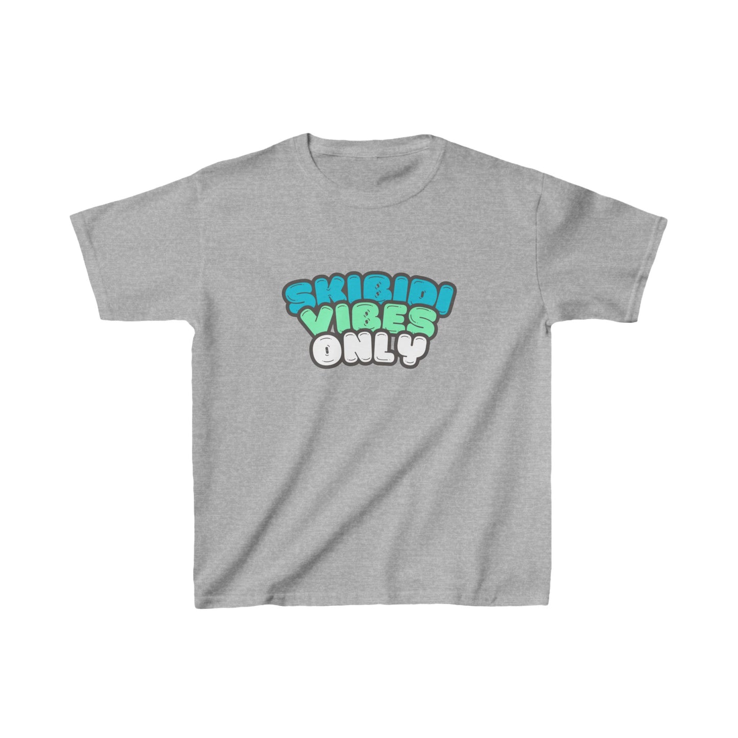 Skibidi Vibes Only | Kids Heavy Cotton™ Tee