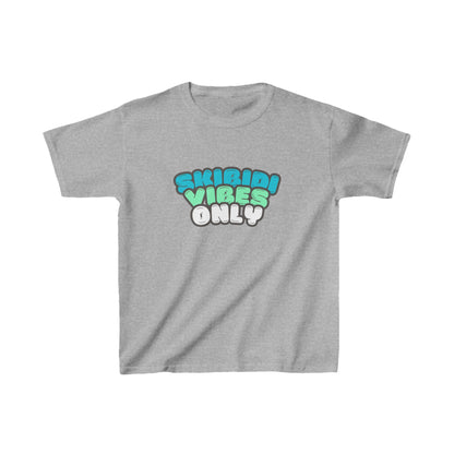 Skibidi Vibes Only | Kids Heavy Cotton™ Tee