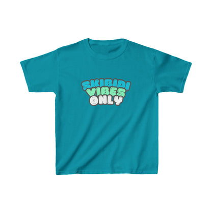 Skibidi Vibes Only | Kids Heavy Cotton™ Tee