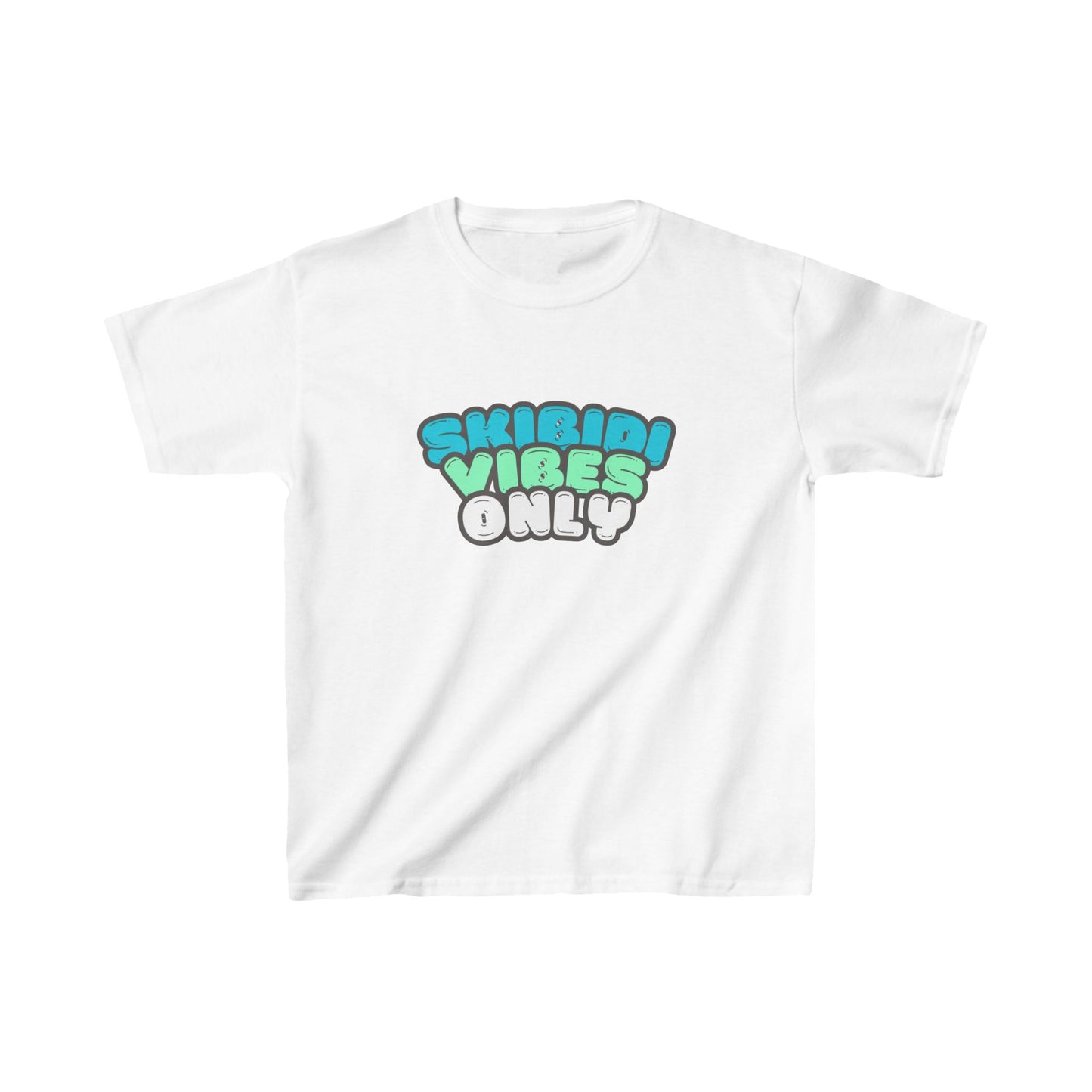 Skibidi Vibes Only | Kids Heavy Cotton™ Tee