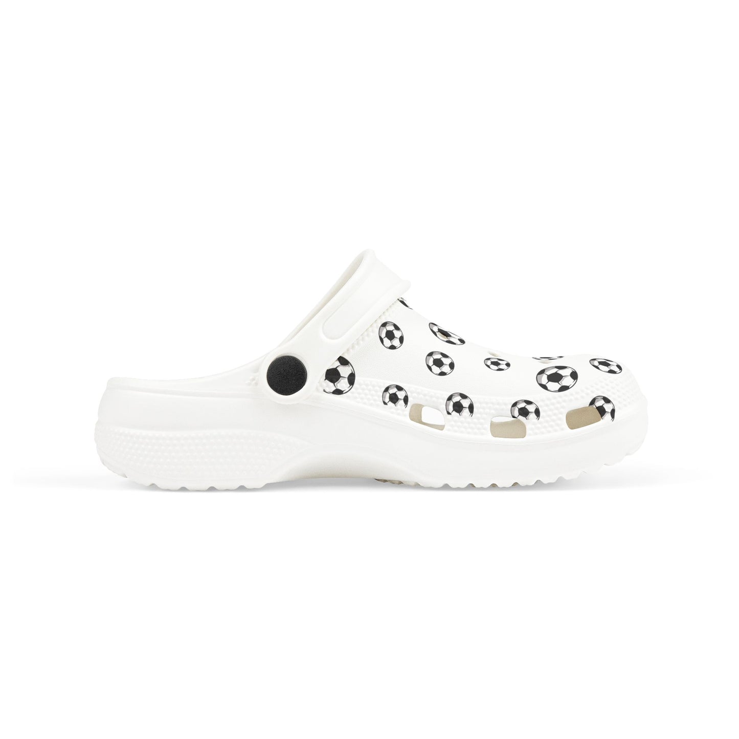 Football / Soccer Print | Kid's EVA Foam Clogs