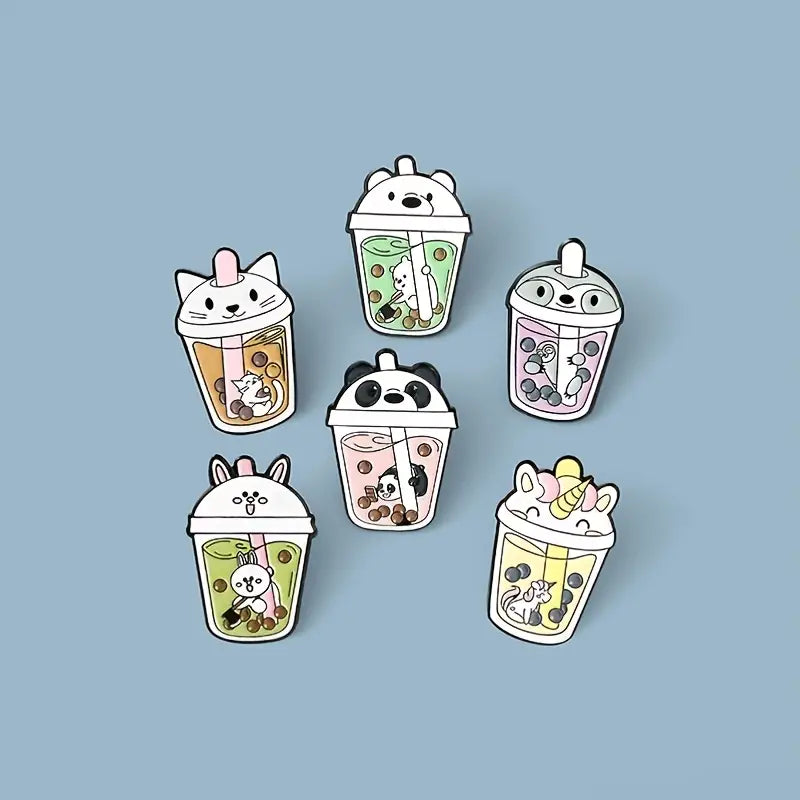 Bubble Tea | Enamel clothing pin