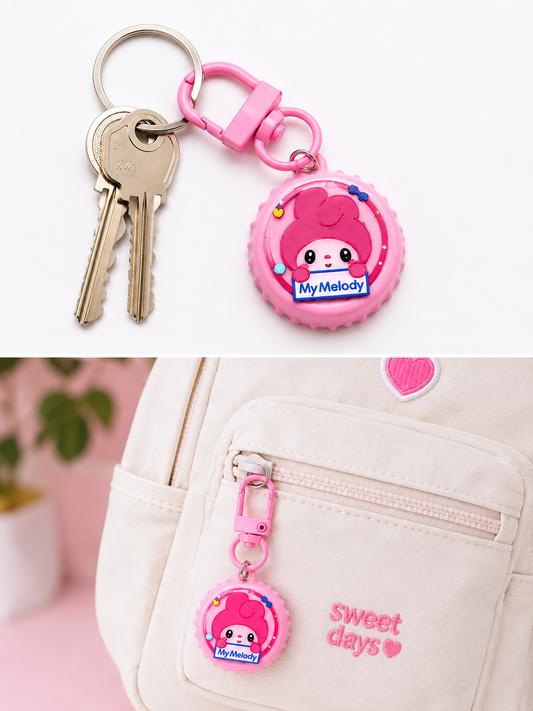 Cute Bottle Cap Character Charm