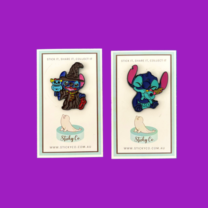 Stitch | Enamel Clothing Pins