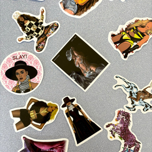 Queen B Star Stickers | Bundle of 15 pcs