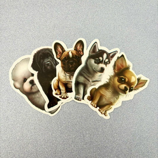 Pair of Dog Stickers | Your choice of breed