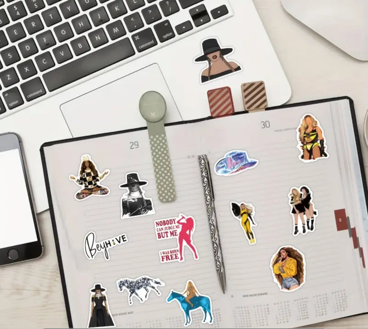 Queen B Star Stickers | Bundle of 15 pcs