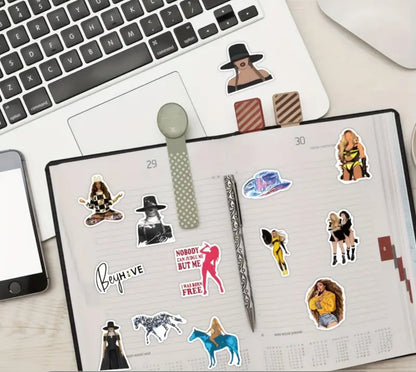 Queen B Star Stickers | Bundle of 15 pcs