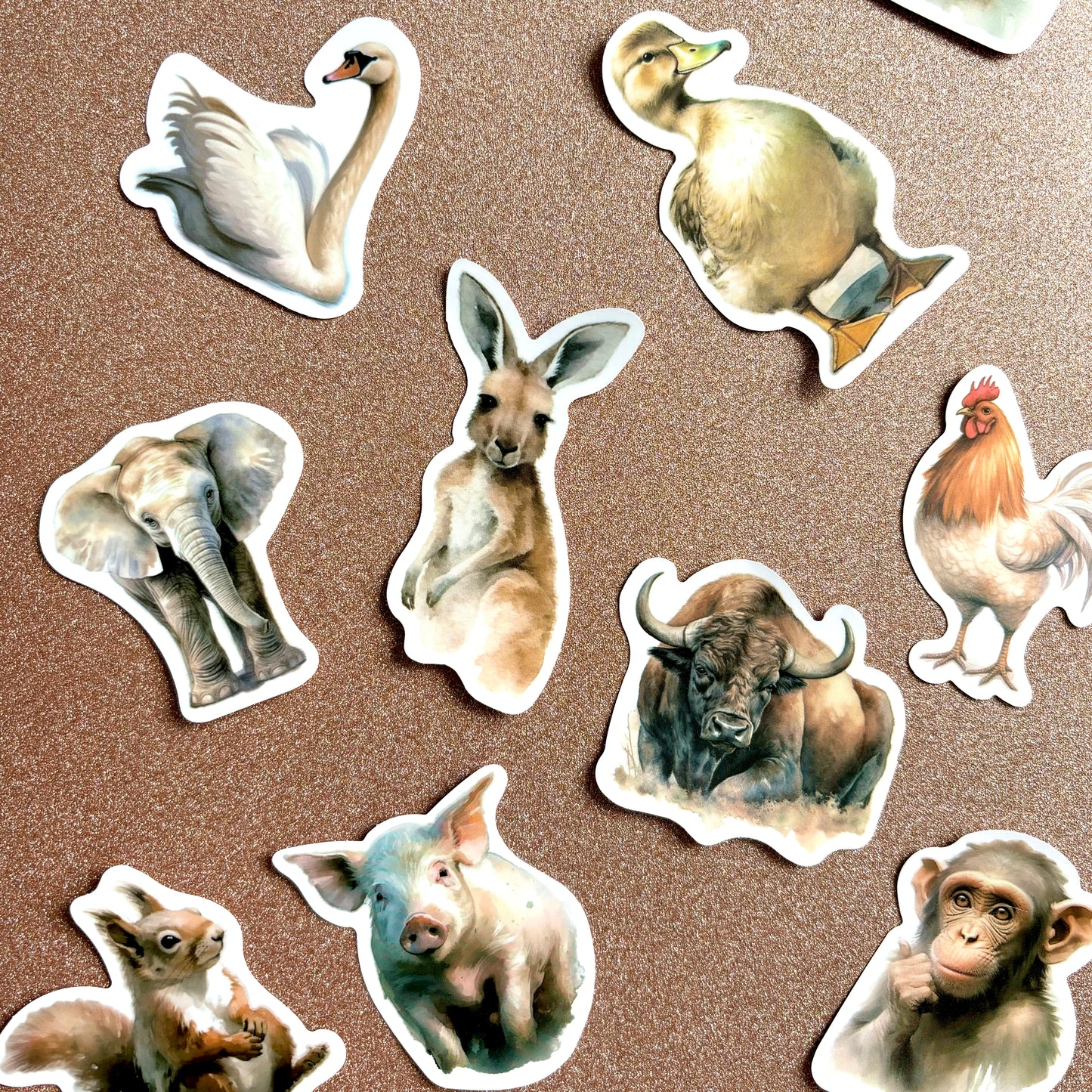 Animal Stickers | Bundle of 15 pcs