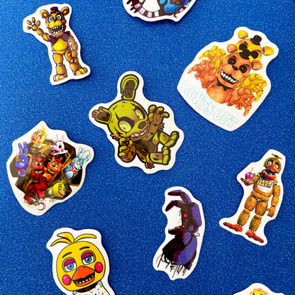 Pizza Party Halloween Stickers | Bundle of 15 pcs