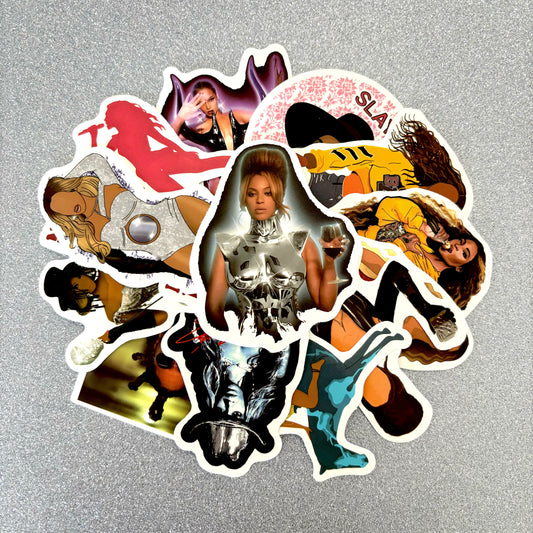 Queen B Star Stickers | Bundle of 15 pcs