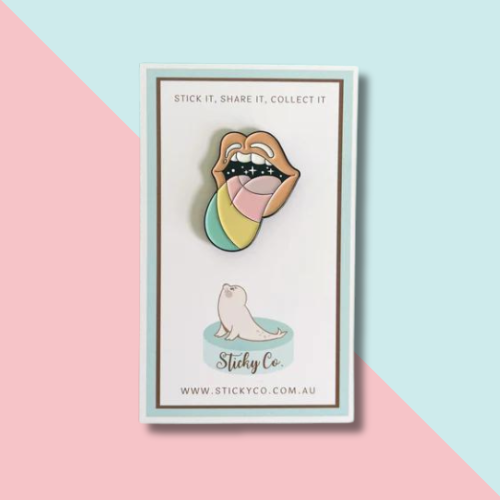 Lickety-Split | Enamel Clothing Pin