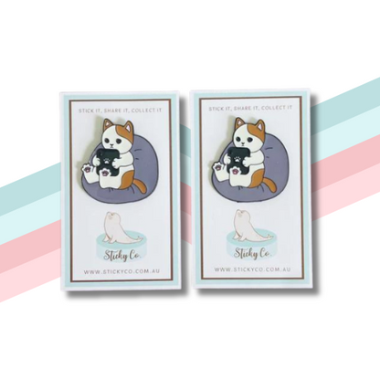 Kitty Gamer | Enamel Clothing Pin