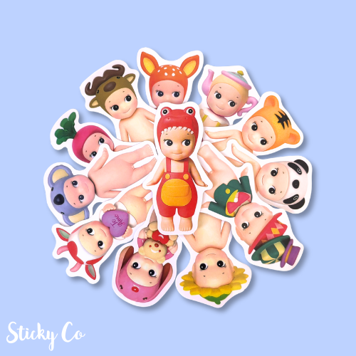 Cute Baby Character Stickers | Bundle of 15