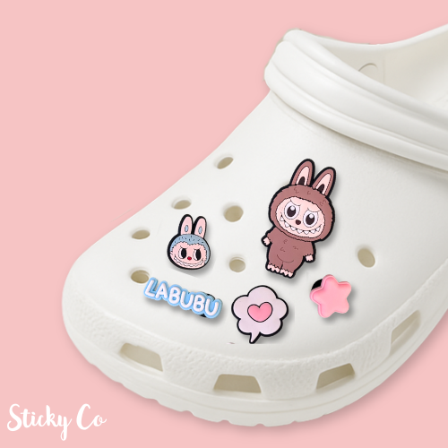 Labubu-Inspired Shoe Charms
