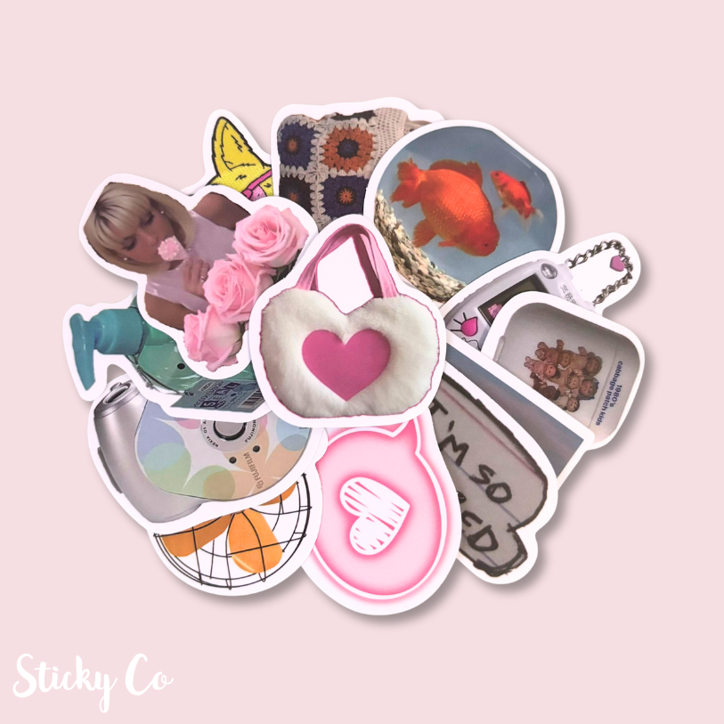 Millennial / Y2K Aesthetic Stickers | Bundle of 15