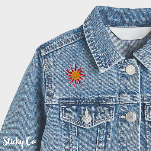 Sun clothing patch | Iron-on