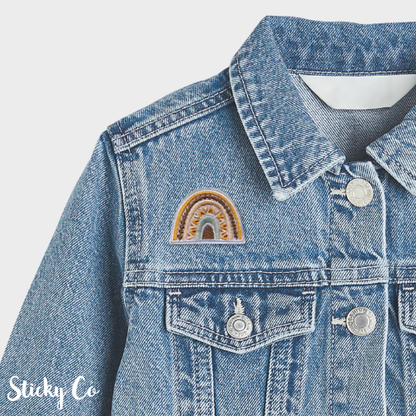 Tribal Rainbow clothing patch | Iron-on