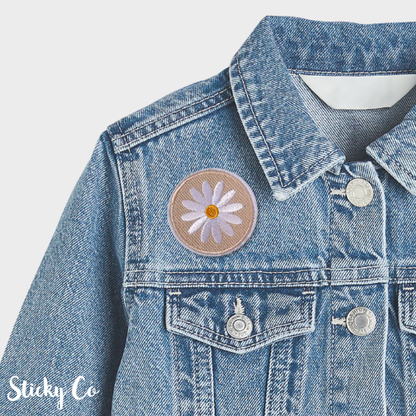 Daisy clothing patch |  Iron-on