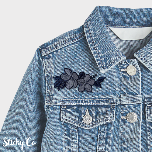Floral clothing patch |  Iron-on