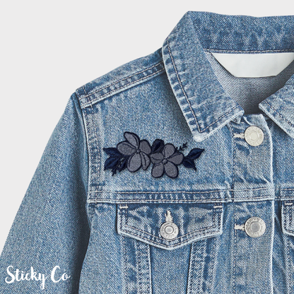 Floral clothing patch |  Iron-on