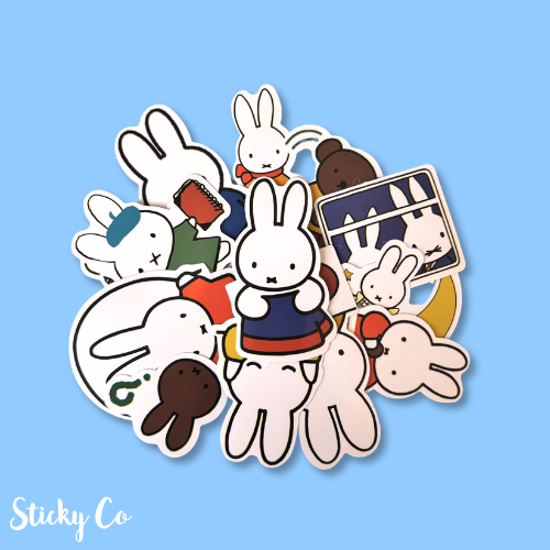 Kawaii Bunny Stickers | Pack of 15
